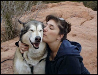 Susan Squittieri and dog